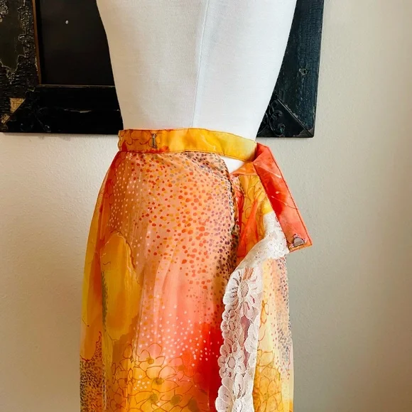 Vintage 1970’s Koos Van Den Akker Boho Skirt